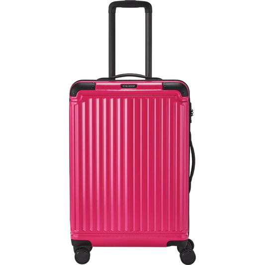 Travelite Cruise  4-Rollen-Trolley M 67 cm -Pink KOFFER-PLUS.COM