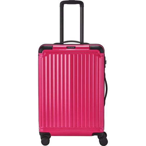 Travelite Cruise  4-Rollen-Trolley M 67 cm -Pink