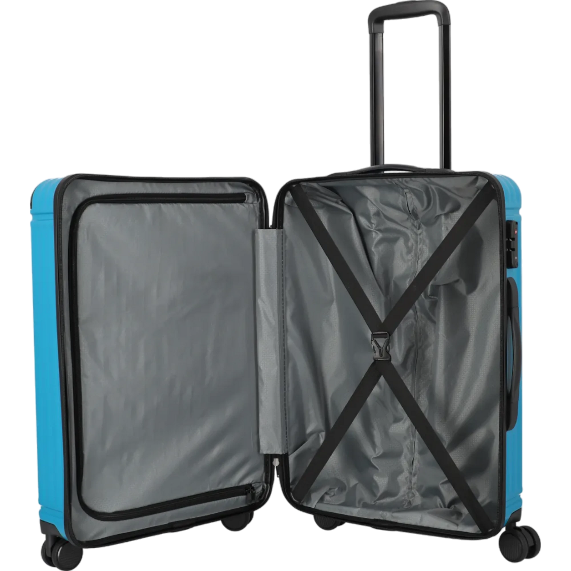 Travelite Cruise  4-Rollen-Trolley M 67 cm -Türkis KOFFER-PLUS.COM