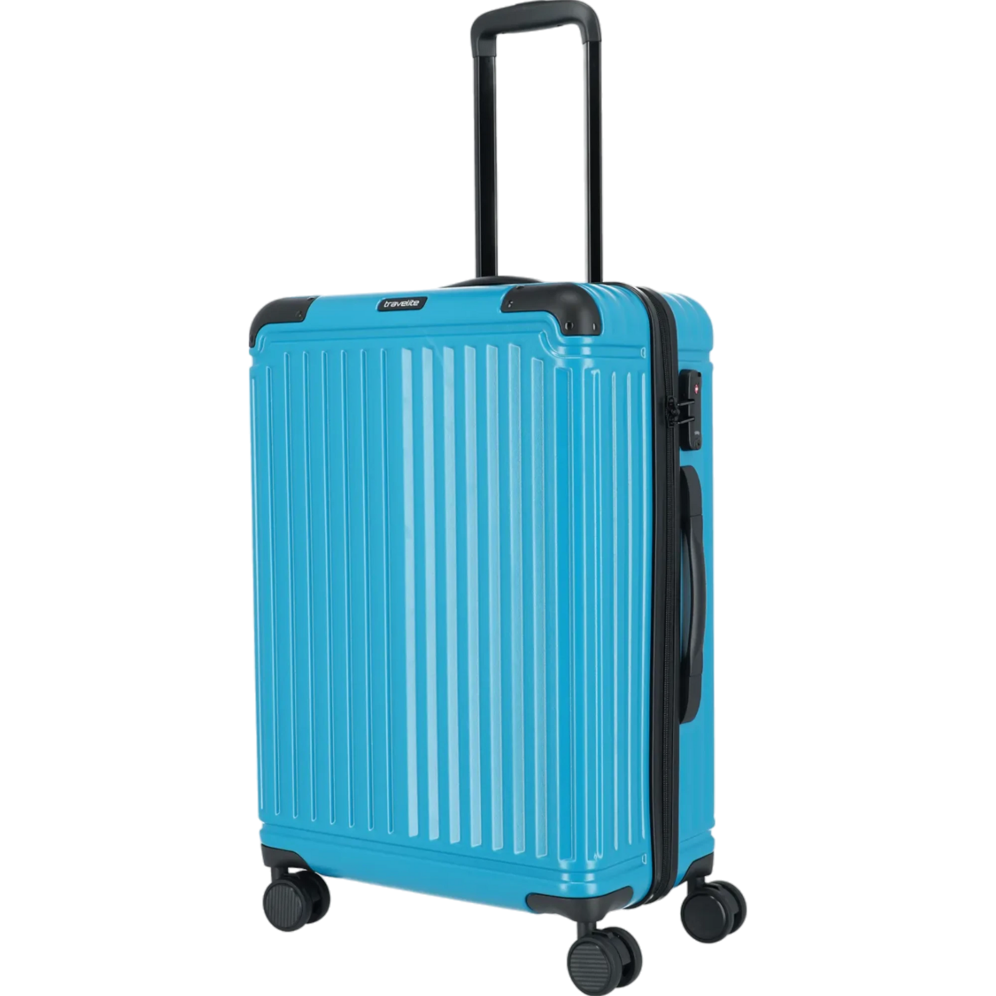 Travelite Cruise  4-Rollen-Trolley M 67 cm -Türkis KOFFER-PLUS.COM