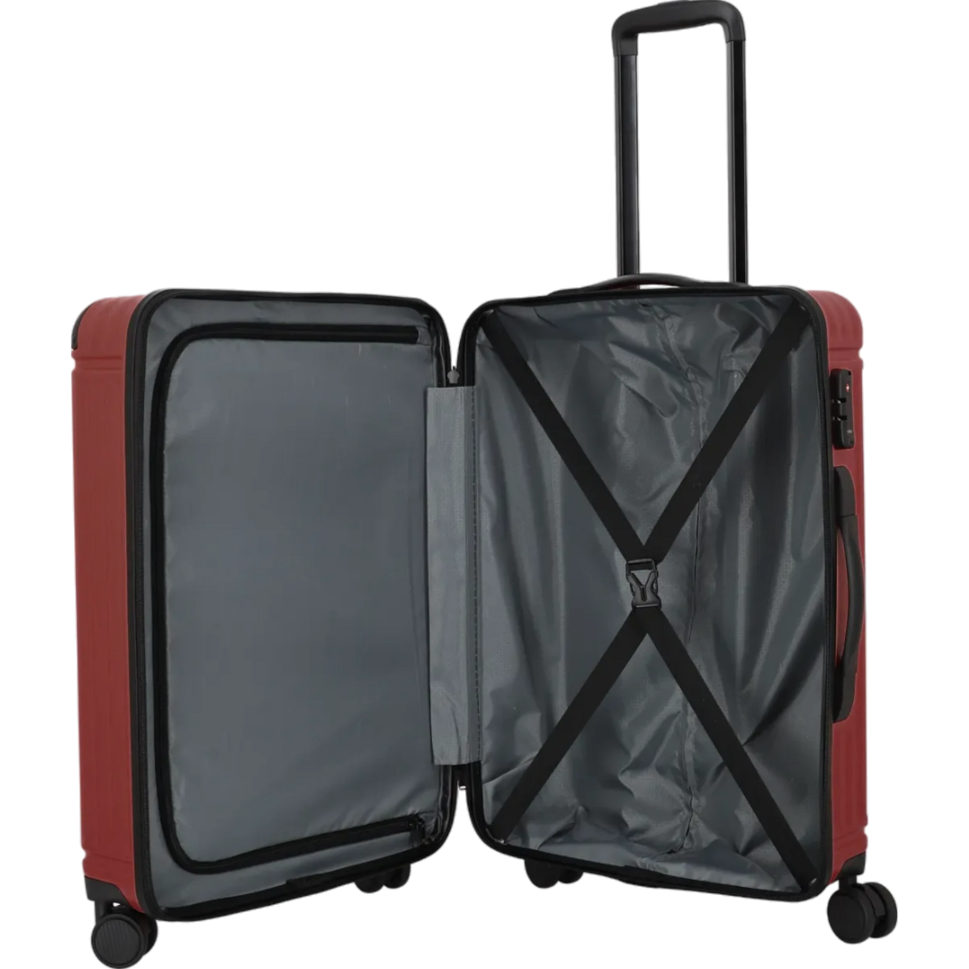 Travelite Cruise  4-Rollen-Trolley M 67 cm -Bordeaux KOFFER-PLUS.COM