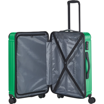 Travelite Cruise  4-Rollen-Trolley M 67 cm -Grün KOFFER-PLUS.COM