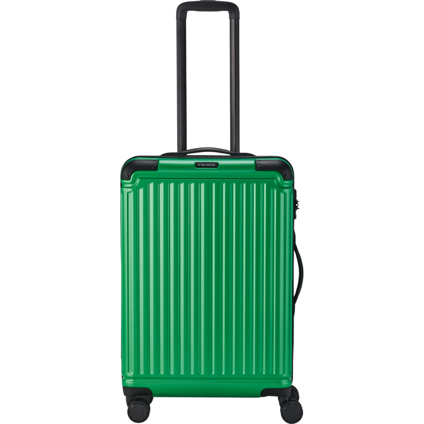 Travelite Cruise  4-Rollen-Trolley M 67 cm -Grün KOFFER-PLUS.COM