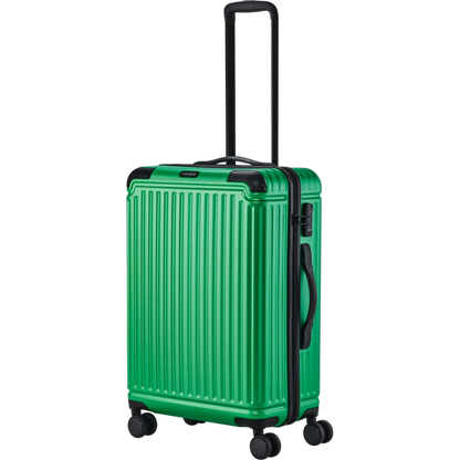 Travelite Cruise  4-Rollen-Trolley M 67 cm -Grün KOFFER-PLUS.COM