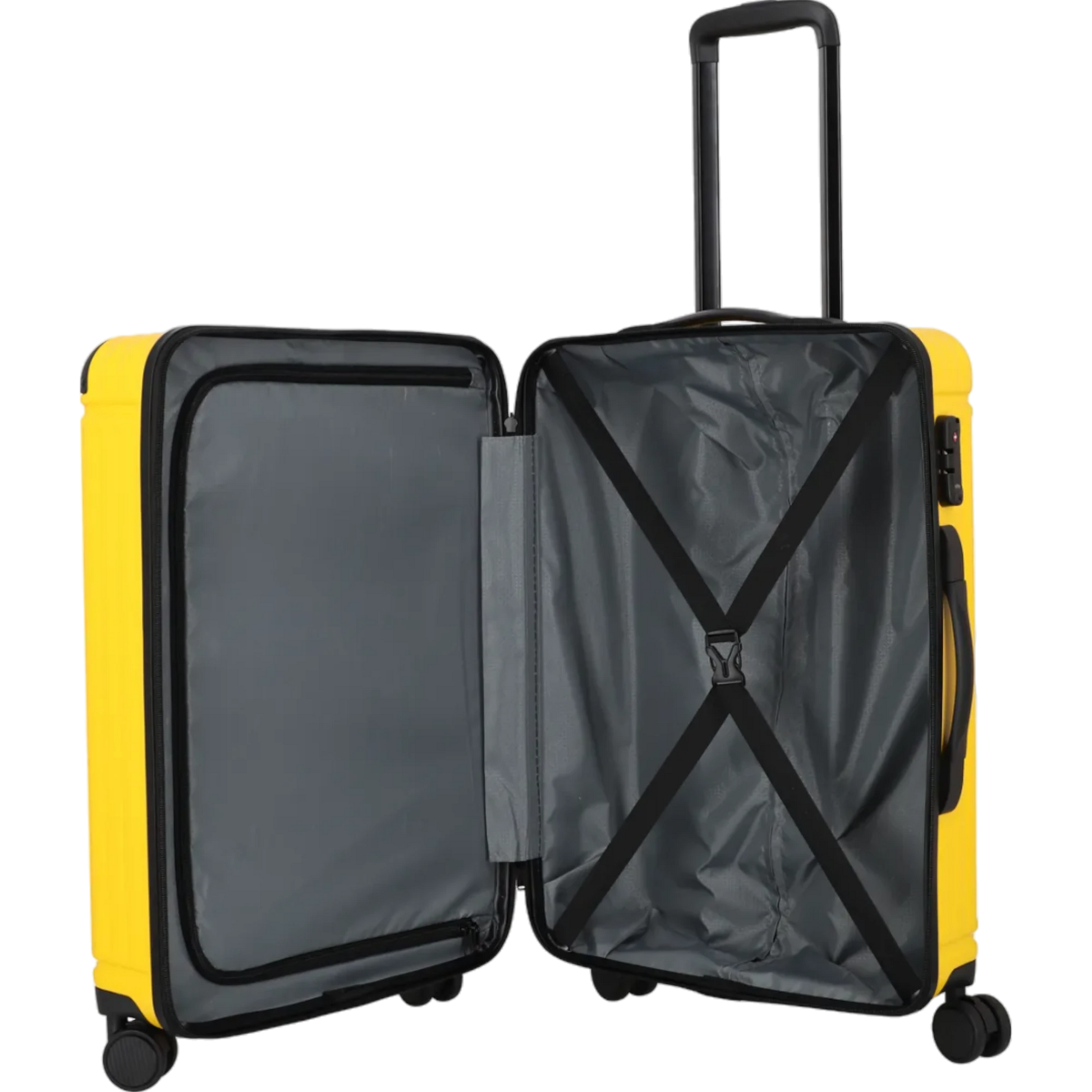 Travelite Cruise  4-Rollen-Trolley M 67 cm -Gelb KOFFER-PLUS.COM