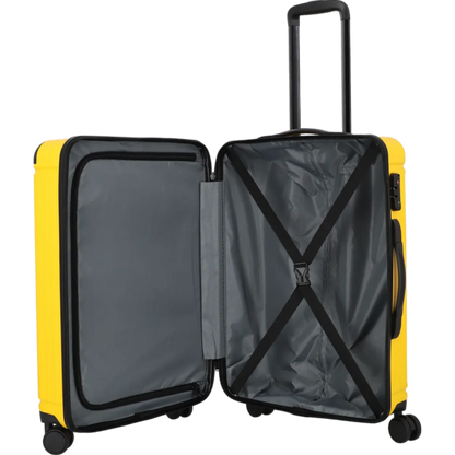 Travelite Cruise  4-Rollen-Trolley M 67 cm -Gelb KOFFER-PLUS.COM