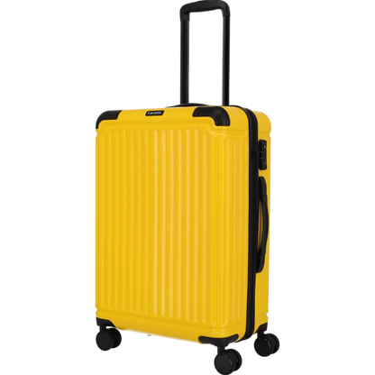 Travelite Cruise  4-Rollen-Trolley M 67 cm -Gelb KOFFER-PLUS.COM