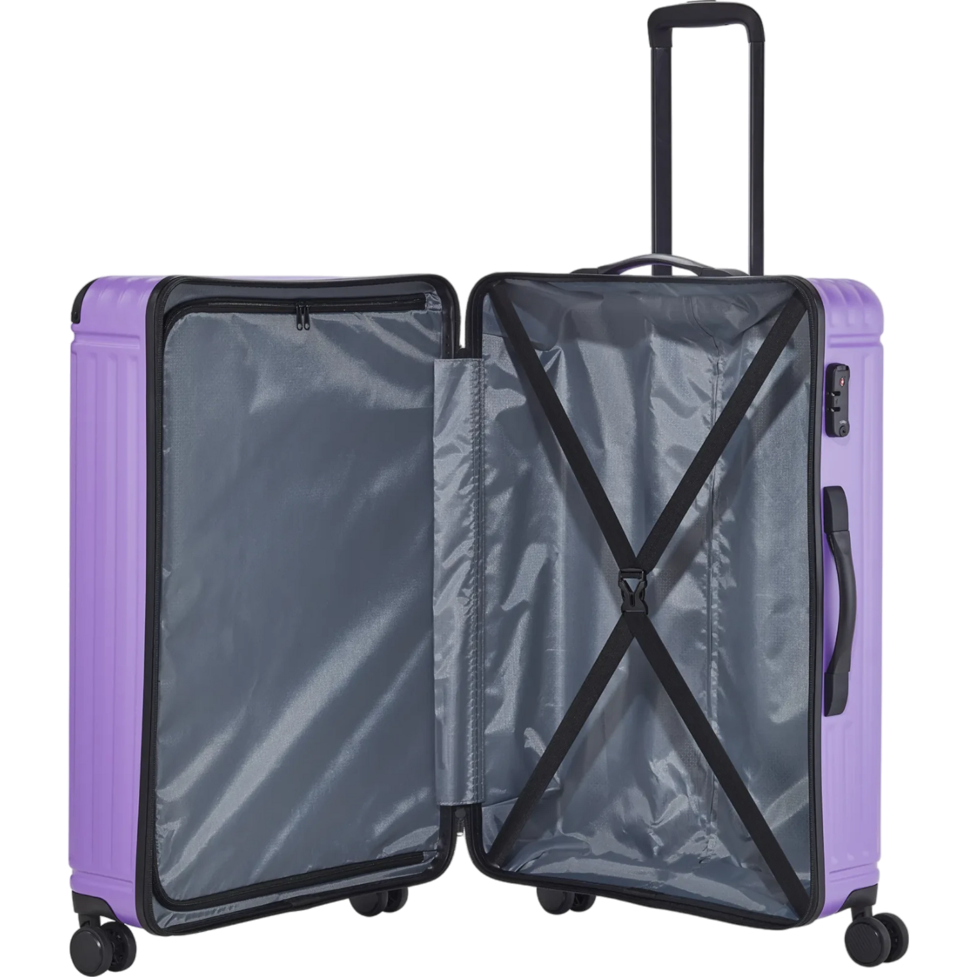 Travelite Cruise  4-Rollen-Trolley L 77 cm -Flieder KOFFER-PLUS.COM