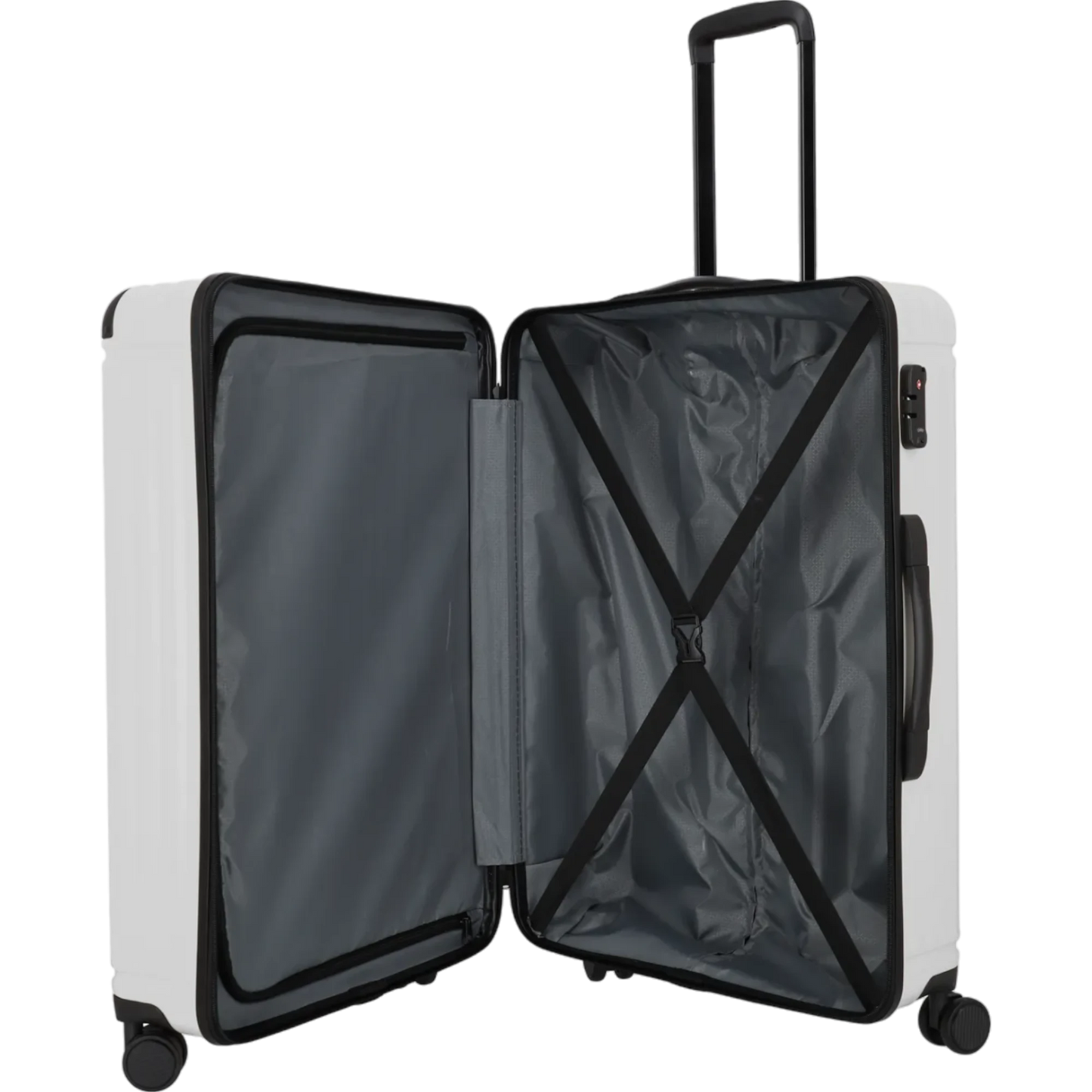 Travelite Cruise  4-Rollen-Trolley L 77 cm -Weiss KOFFER-PLUS.COM