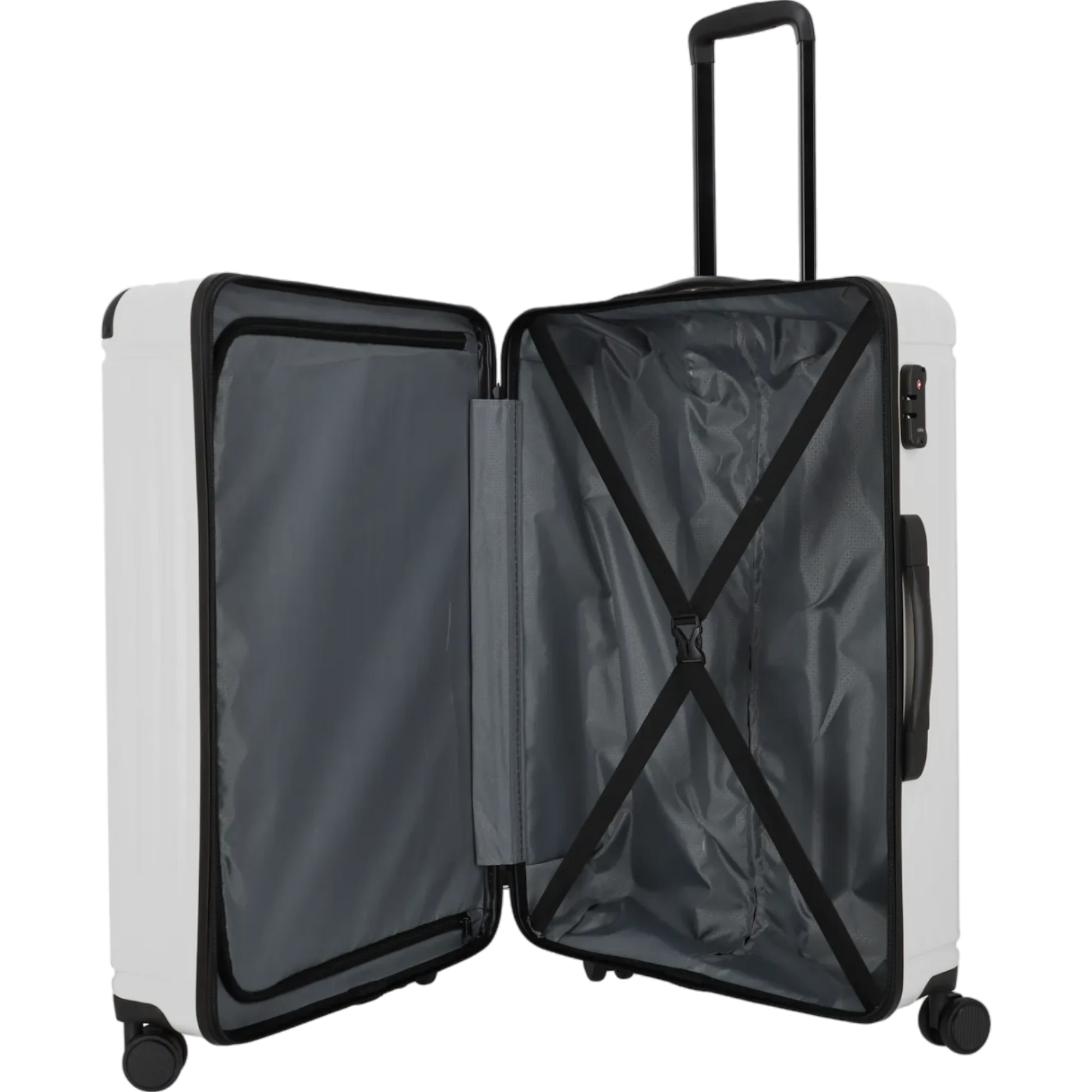 Travelite Cruise  4-Rollen-Trolley L 77 cm -Weiss KOFFER-PLUS.COM