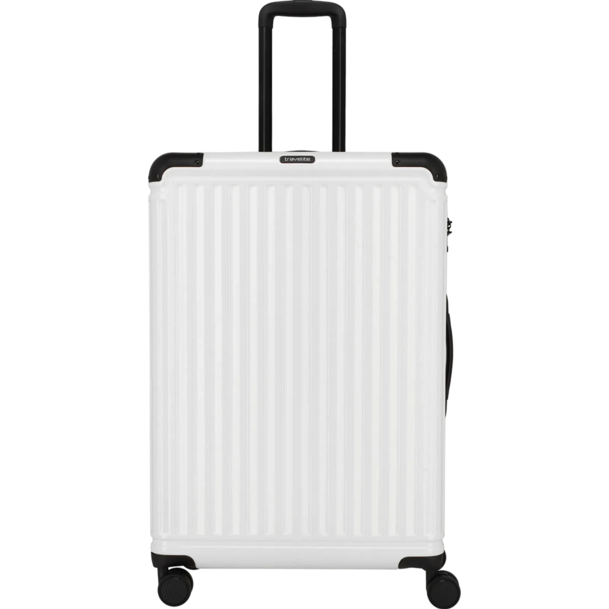 Travelite Cruise  4-Rollen-Trolley L 77 cm -Weiss KOFFER-PLUS.COM