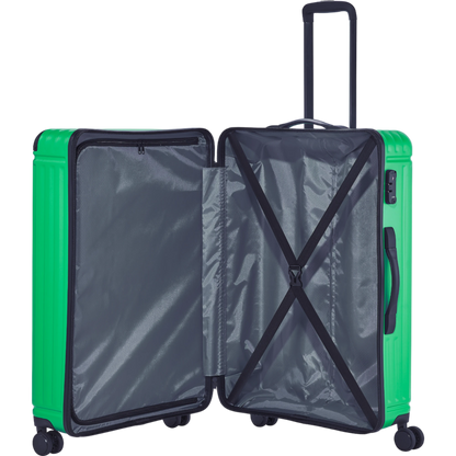 Travelite Cruise  4-Rollen-Trolley L 77 cm -Grün KOFFER-PLUS.COM