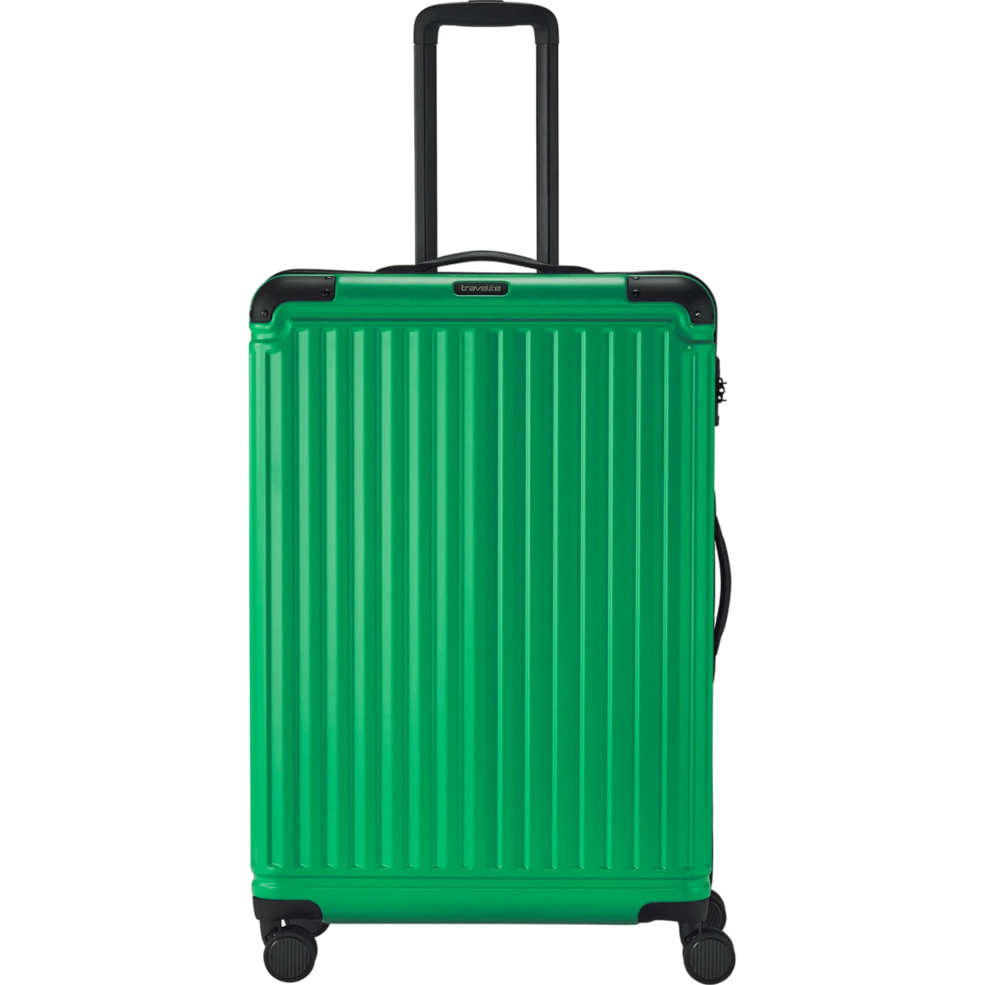 Travelite Cruise  4-Rollen-Trolley L 77 cm -Grün KOFFER-PLUS.COM