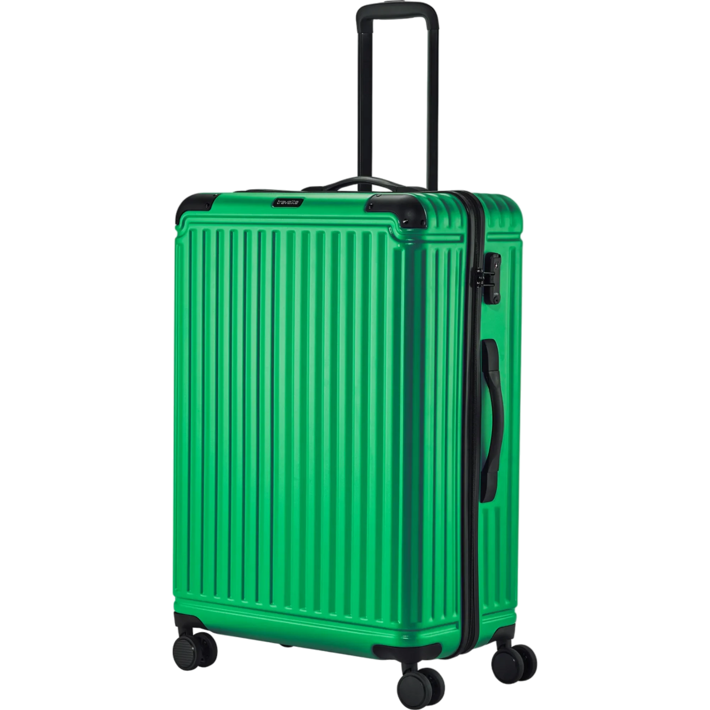 Travelite Cruise  4-Rollen-Trolley L 77 cm -Grün KOFFER-PLUS.COM