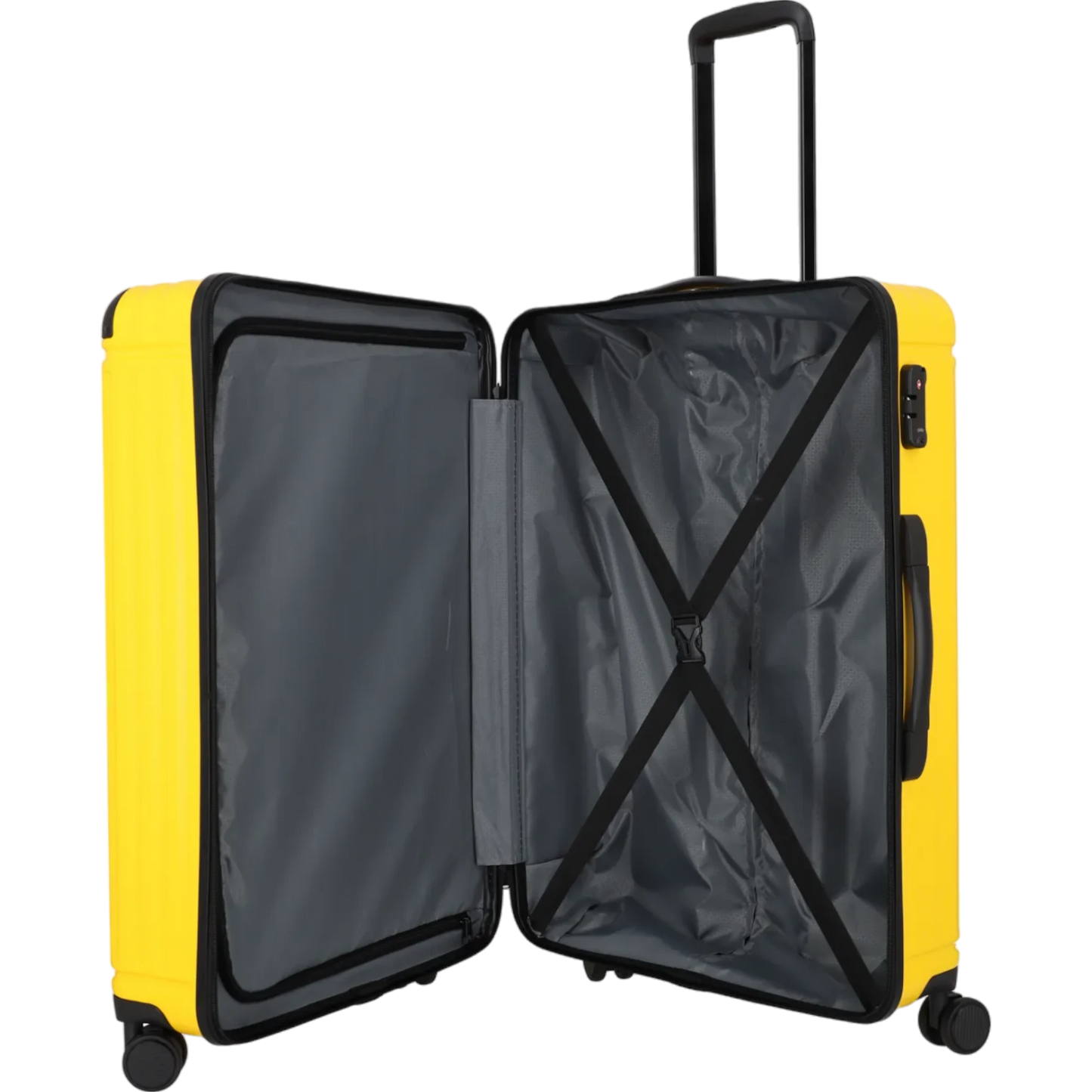 Travelite Cruise  4-Rollen-Trolley L 77 cm -Gelb KOFFER-PLUS.COM