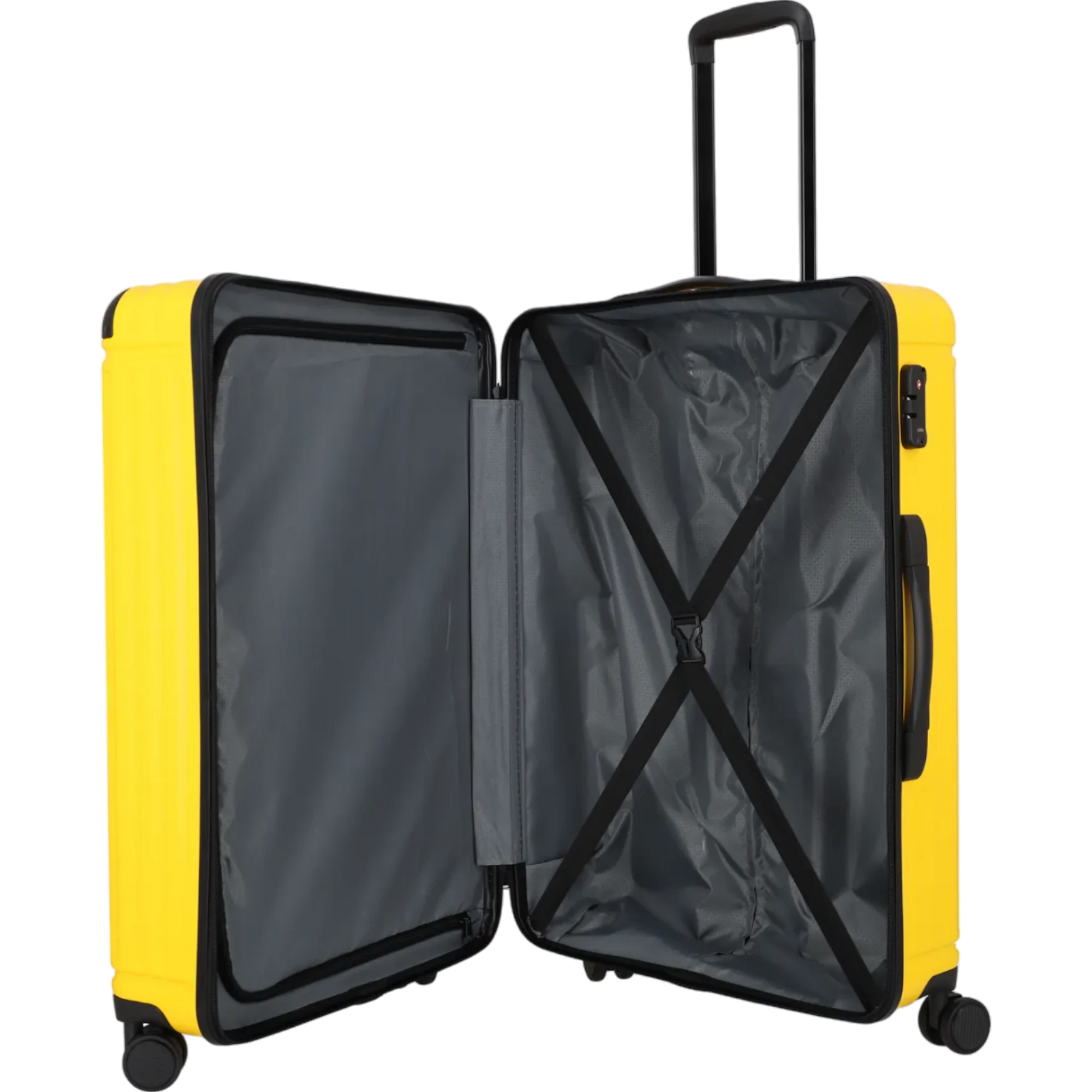 Travelite Cruise  4-Rollen-Trolley L 77 cm -Gelb KOFFER-PLUS.COM