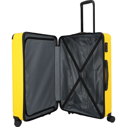 Travelite Cruise  4-Rollen-Trolley L 77 cm -Gelb KOFFER-PLUS.COM