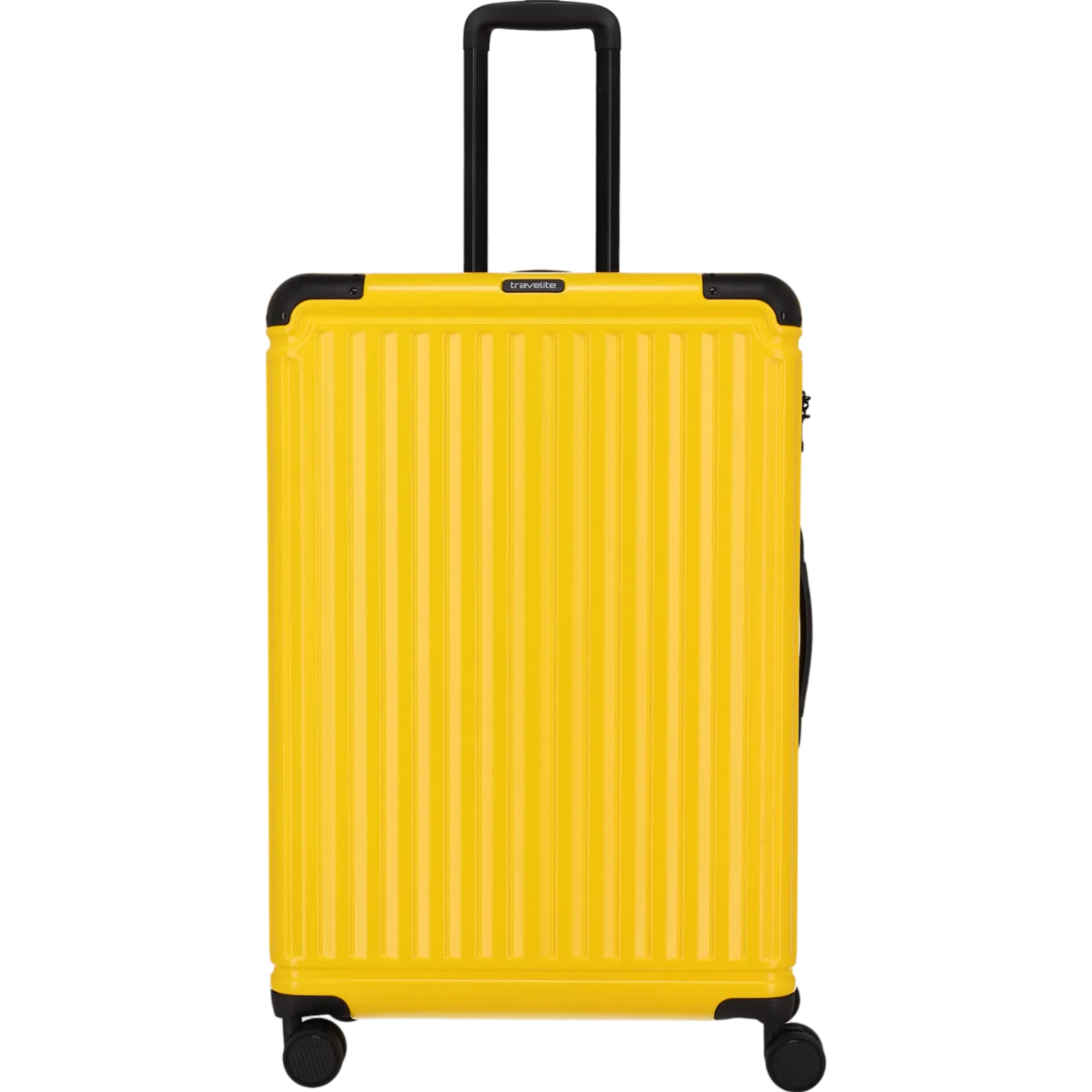 Travelite Cruise  4-Rollen-Trolley L 77 cm -Gelb KOFFER-PLUS.COM