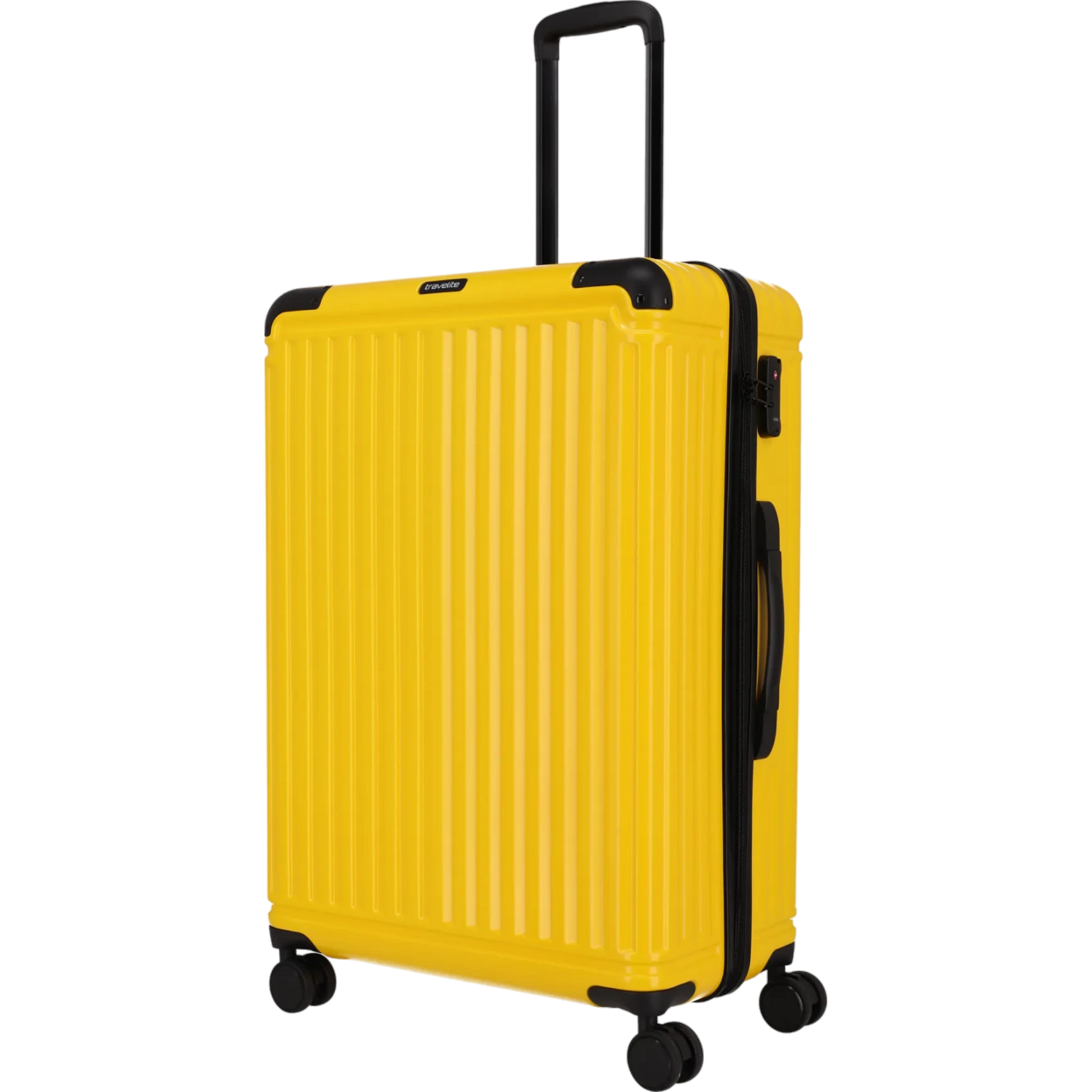 Travelite Cruise  4-Rollen-Trolley L 77 cm -Gelb KOFFER-PLUS.COM