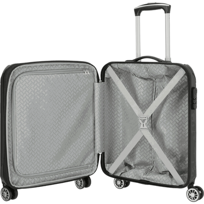 Travelite City  4-Rollen Handgepäck Trolley S erweiterbar 55 cm -Anthr KOFFER-PLUS.COM