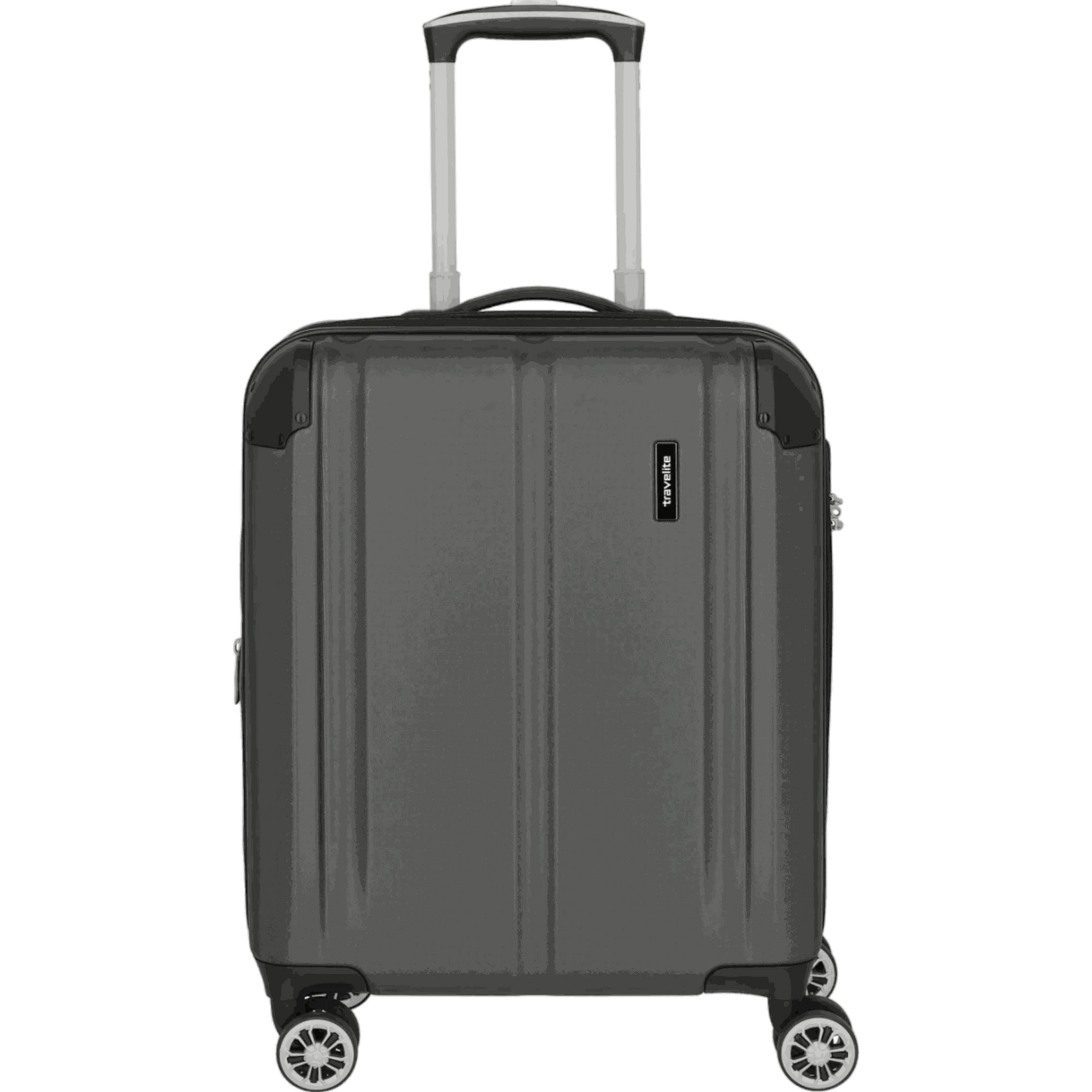 Travelite City  4-Rollen Handgepäck Trolley S erweiterbar 55 cm -Anthr KOFFER-PLUS.COM