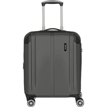 Travelite City  4-Rollen Handgepäck Trolley S erweiterbar 55 cm -Anthr KOFFER-PLUS.COM