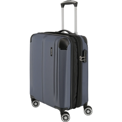 Travelite City  4-Rollen Handgepäck Trolley S erweiterbar 55 cm -Marin KOFFER-PLUS.COM