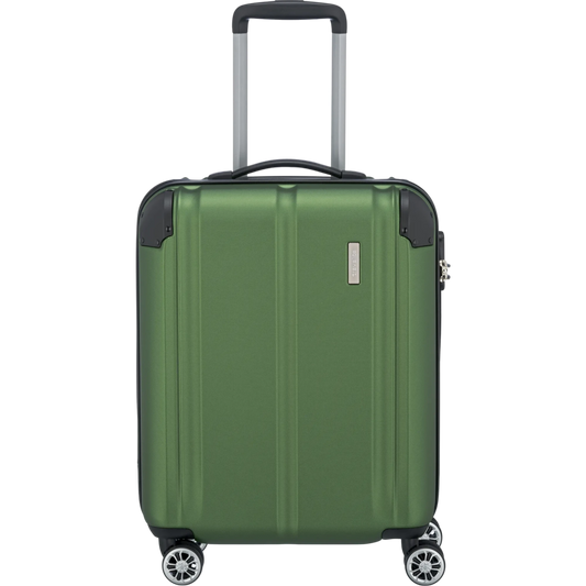 Travelite City  4-Rollen Kabinentrolley S 55 cm -Grün KOFFER-PLUS.COM