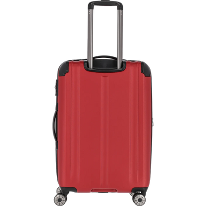 Travelite City  4-Rollen Trolley M 68 cm -Rot KOFFER-PLUS.COM