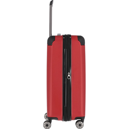 Travelite City  4-Rollen Trolley M 68 cm -Rot KOFFER-PLUS.COM