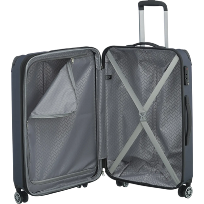 Travelite City  4-Rollen Trolley M 68 cm -Marine KOFFER-PLUS.COM