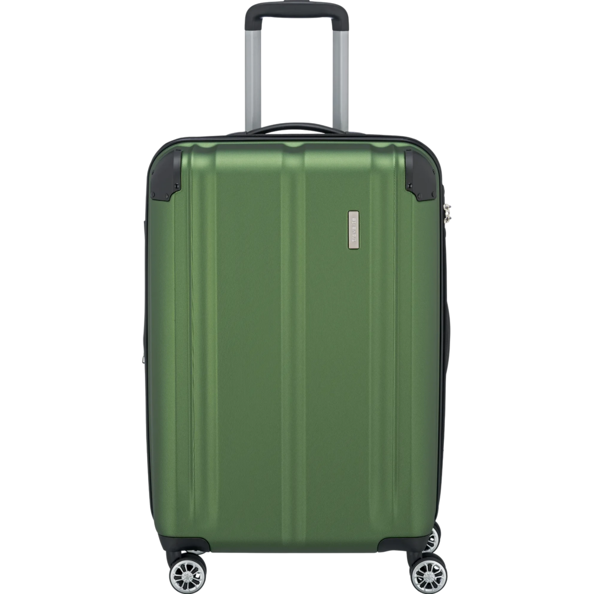 Travelite City  4-Rollen Trolley M 68 cm -Grün KOFFER-PLUS.COM