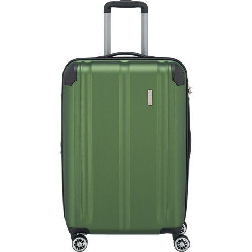 Travelite City  4-Rollen Trolley M 68 cm -Grün