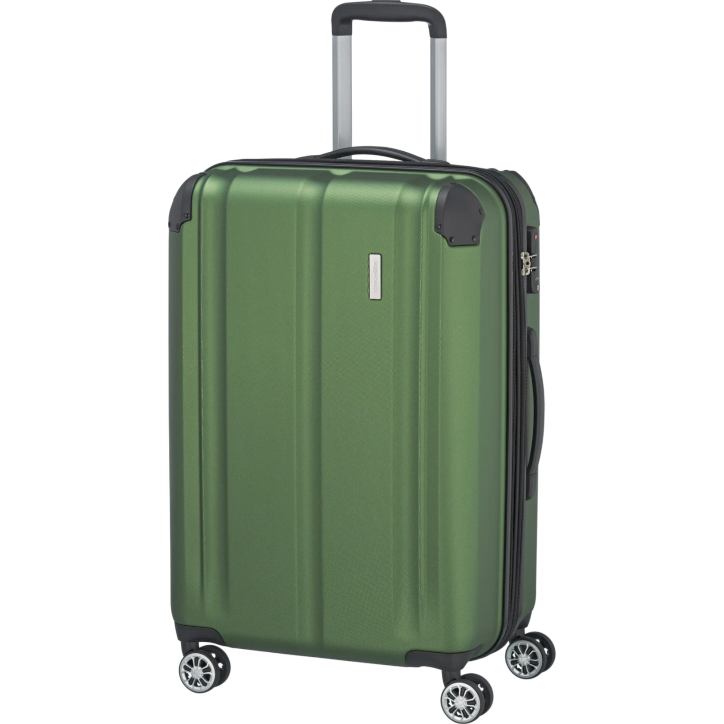 Travelite City  4-Rollen Trolley M 68 cm -Grün KOFFER-PLUS.COM