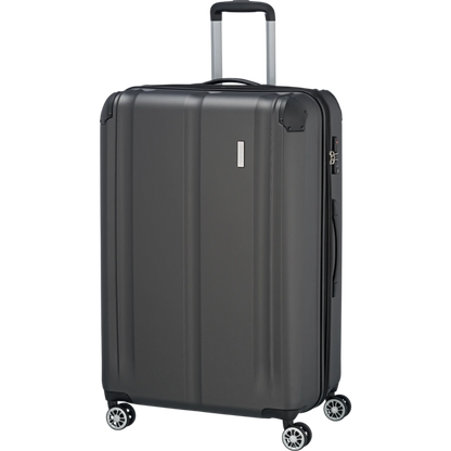 Travelite City  4-Rollen Trolley L 77 cm -Anthrazit KOFFER-PLUS.COM