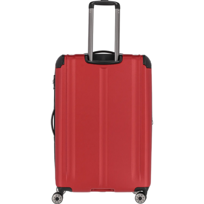 Travelite City  4-Rollen Trolley L 77 cm -Rot KOFFER-PLUS.COM