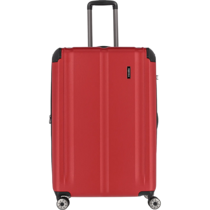 Travelite City  4-Rollen Trolley L 77 cm -Rot KOFFER-PLUS.COM