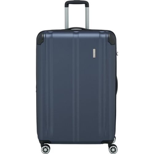 Travelite City  4-Rollen Trolley L 77 cm -Marine