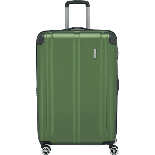 Travelite City  4-Rollen Trolley L 77 cm -Grün KOFFER-PLUS.COM