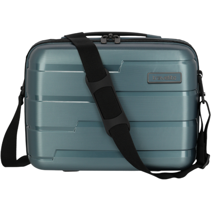 Travelite Air Base Beauty Case 34 cm -Eisblau