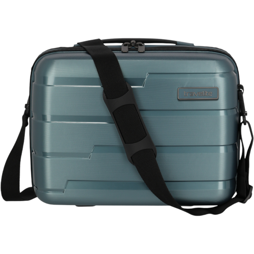 Travelite Air Base Beauty Case 34 cm -Eisblau
