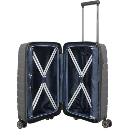 Travelite Air Base 4-Rollen-Kabinentrolley S Slim 55 cm -Anthrazit KOFFER-PLUS.COM