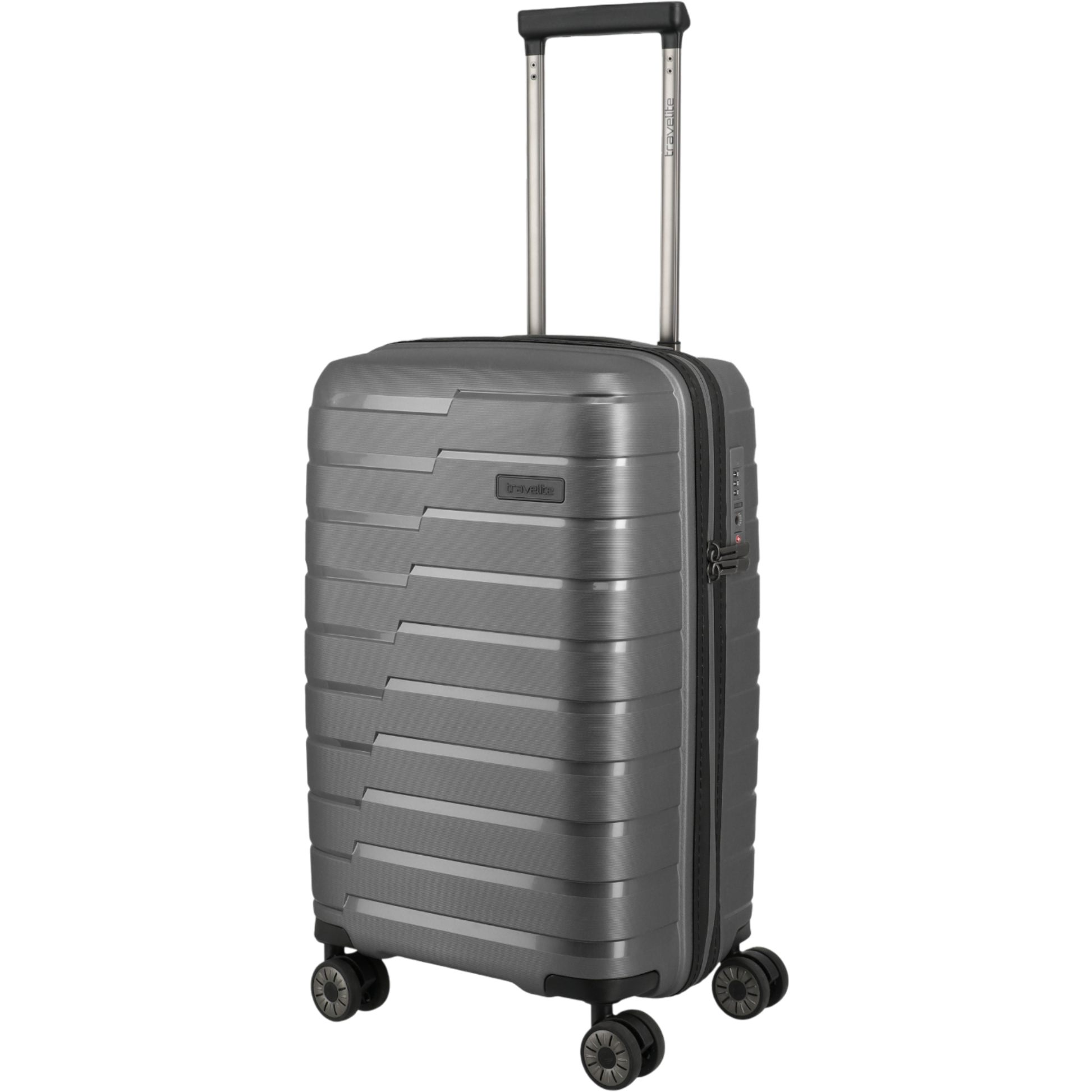 Travelite Air Base 4-Rollen-Kabinentrolley S Slim 55 cm -Anthrazit KOFFER-PLUS.COM