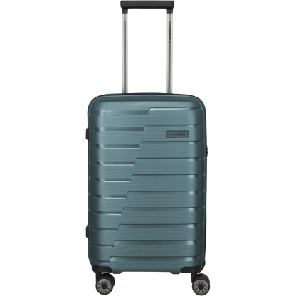 Travelite Air Base 4-Rollen-Kabinentrolley S Slim 55 cm -Eisblau KOFFER-PLUS.COM