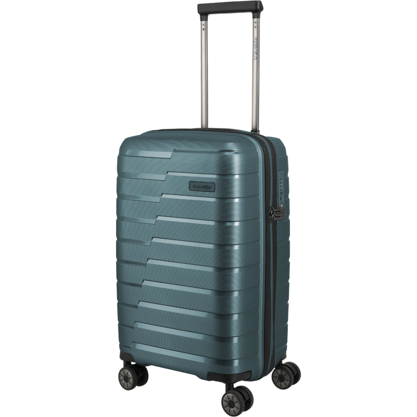 Travelite Air Base 4-Rollen-Kabinentrolley S Slim 55 cm -Eisblau KOFFER-PLUS.COM