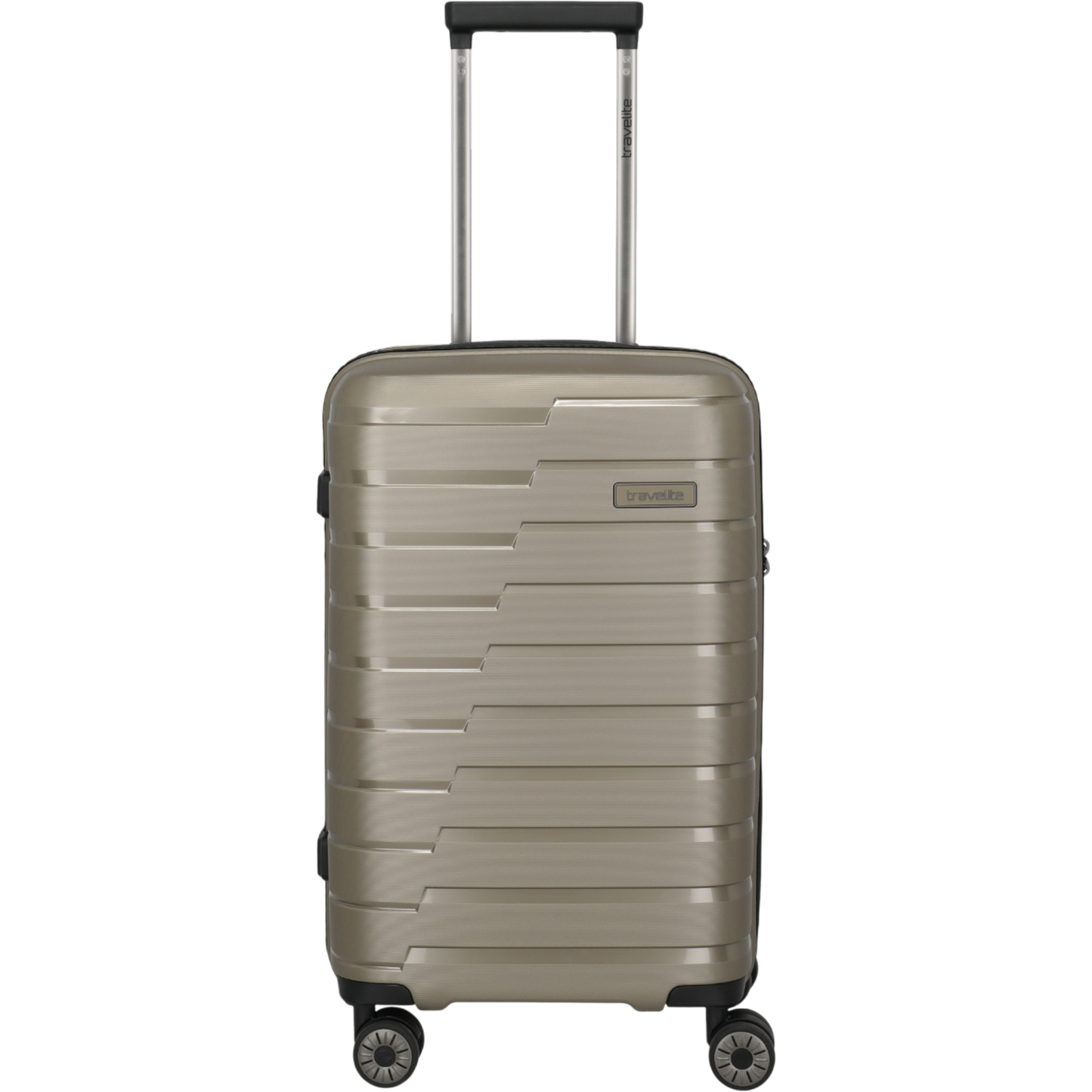 Travelite Air Base 4-Rollen-Kabinentrolley S Slim 55 cm -Champagner KOFFER-PLUS.COM