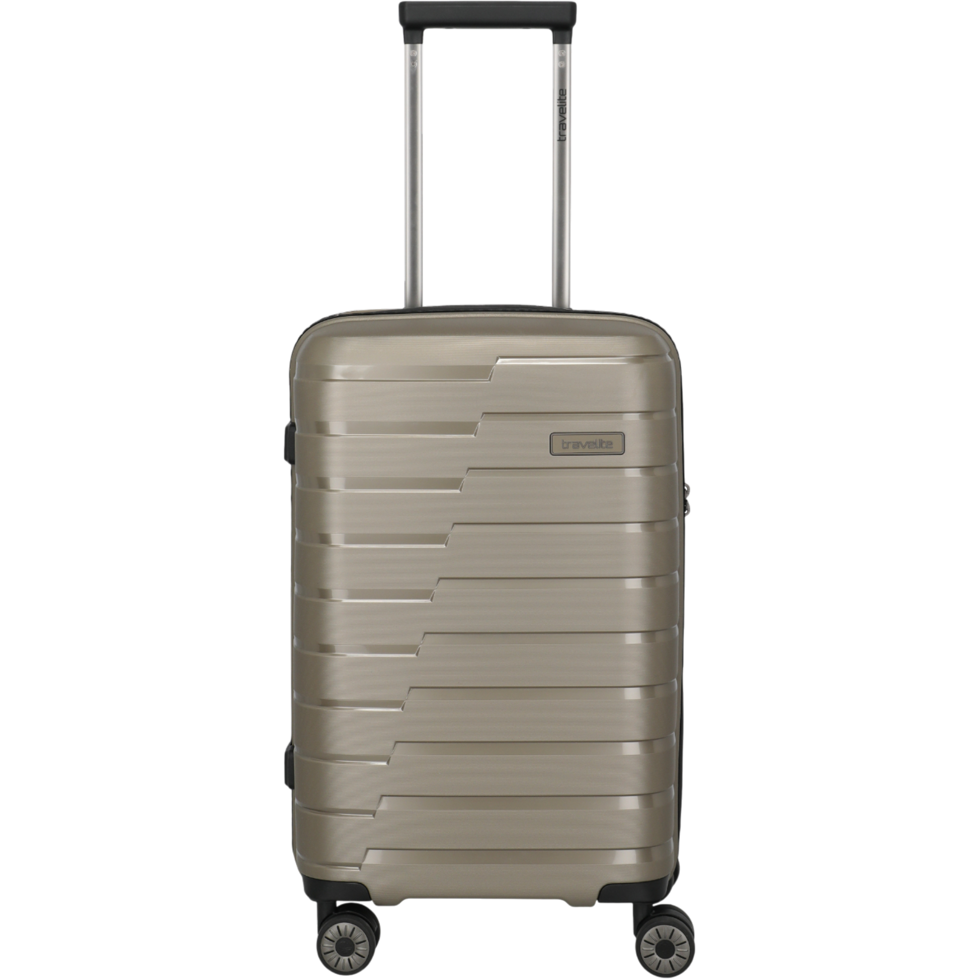 Travelite Air Base 4-Rollen-Kabinentrolley S Slim 55 cm -Champagner KOFFER-PLUS.COM