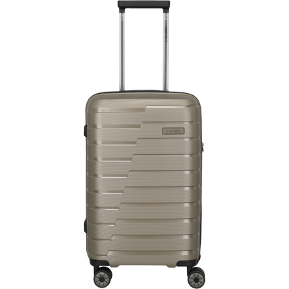 Travelite Air Base 4-Rollen-Kabinentrolley S Slim 55 cm -Champagner KOFFER-PLUS.COM