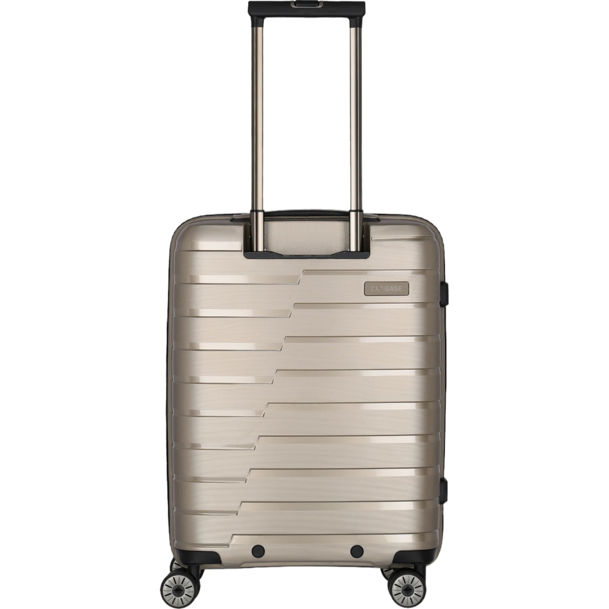 Travelite Air Base 4-Rollen-Kabinentrolley mit Vortasche S 55 cm -Champagner KOFFER-PLUS.COM