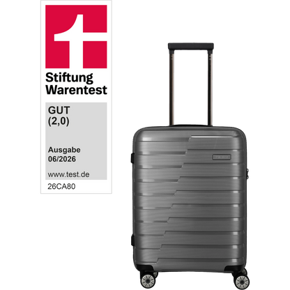 Travelite Air Base 4-Rollen-Kabinentrolley S 55 cm -Anthrazit KOFFER-PLUS.COM